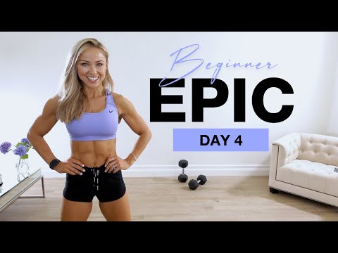 Day 4 of Beginner EPIC | 30 Min Dumbbell Full Body Workout