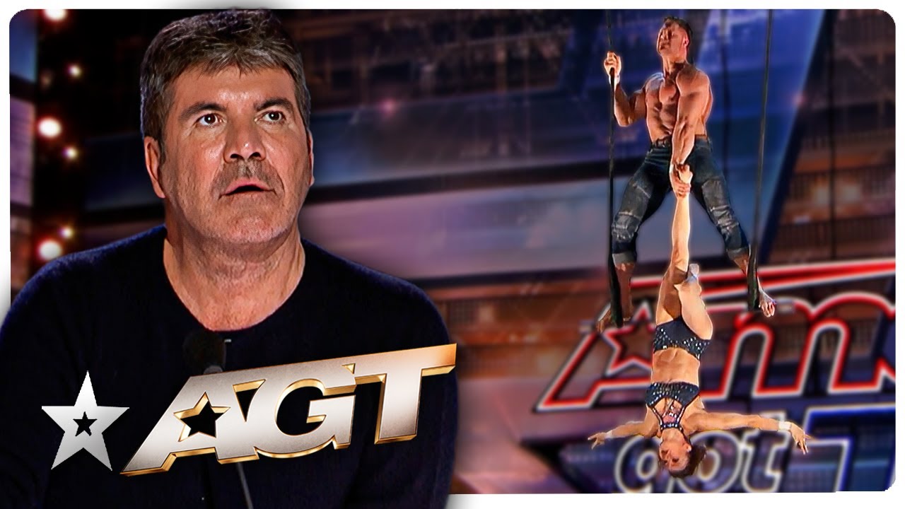 The Judges Can't Look Away From This JAW-DROPPING Trapeze Audition on America's Got Talent!