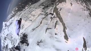 Aiguille du Midi Wingsuit Flight Leaves Tourists Speechless