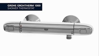 Grohe Grohtherm 1000 douchethermostaat chroom