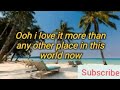 Sweet Jamaica Lyrics By Glen Washington