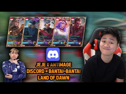 RANKED SAMA ANTIMAGE DISCORD AUTO BANTAI LAND OF DAWN PAKE LANCELOT ! - Mobile Legends