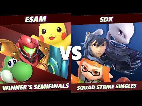 Glitch 6 SSBU - PG | ESAM VS SDX - Smash Ultimate Squad Strike Winner's Semifinals