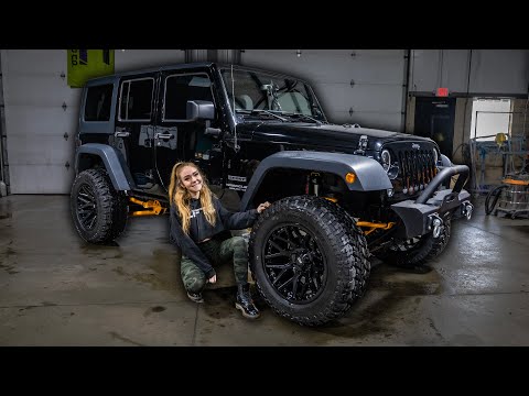 We Pimp'd My Girlfriends Ride! 4" RC LONG ARM + 2.5 VERTEX RESI'S