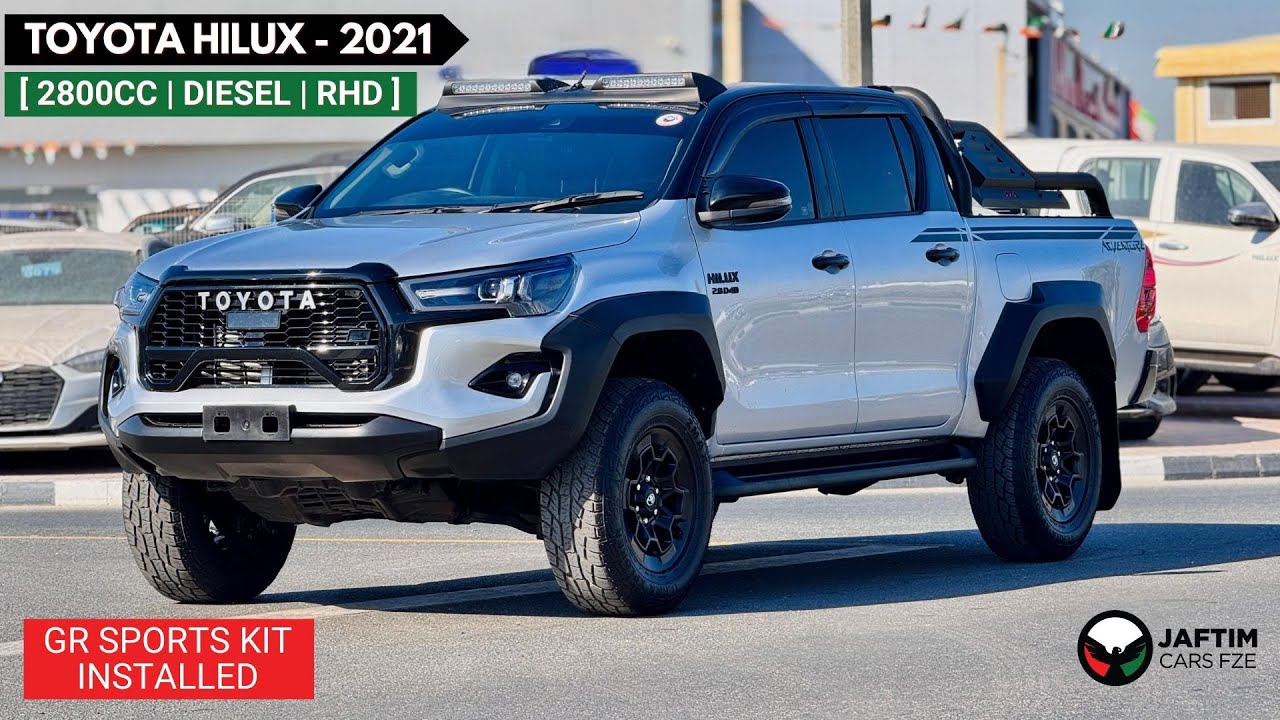 تويوتا هيلوكس MODIFIED TO GR SPORTS 2024 | 2.8L DIESEL ENGINE | DOUBLE CABIN | 2021 | AUTOMATIC TRANSMISSION | RHD video