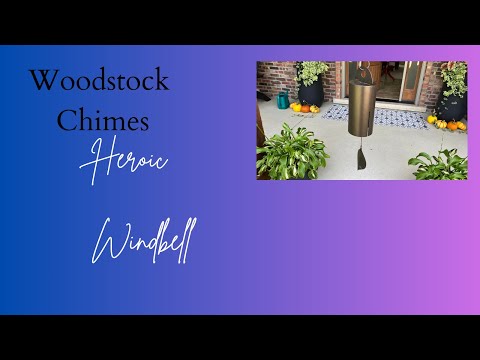 Woodstock Heroic Windbell – Antique Copper Wind Chimes with Deep, Resonant Tones