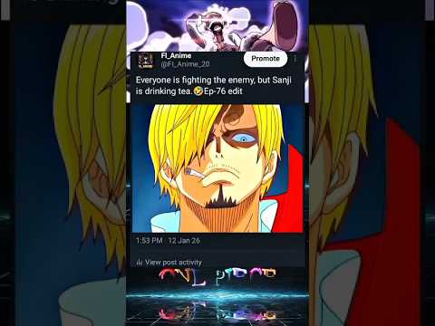 Everyone Fighting The enemy,but sanji is drinking tea🤣ep-76#shorts #sanji #onepiece #strawhats