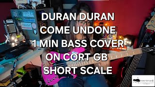 Video thumbnail for @rachelplaysbass : Testing Out Cort GB Short Scale | 1 MIN BASS Cover | Come Undone | Duran Duran by Rachel Plays Bass