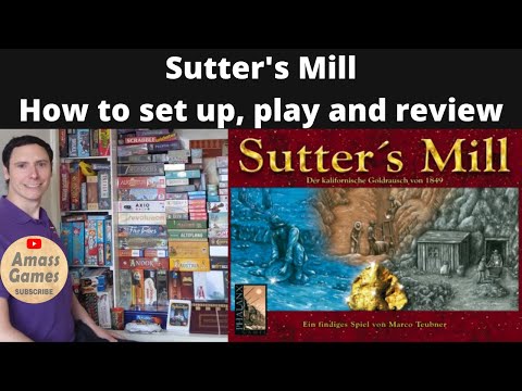 How to set up, play and review Sutter's Mill by * AmassGames *