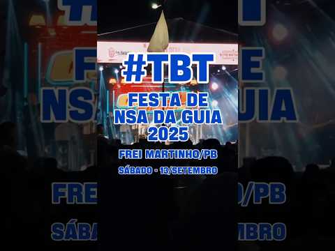 #TBT de sábado na Festa de Nossa Senhora da Guia 2025 em Frei Martinho/PB, muito forró e alegria! 🎶💃