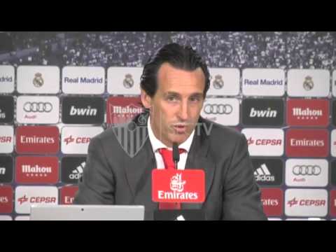Rueda de prensa de Unai Emery post partido ante el Real Madrid