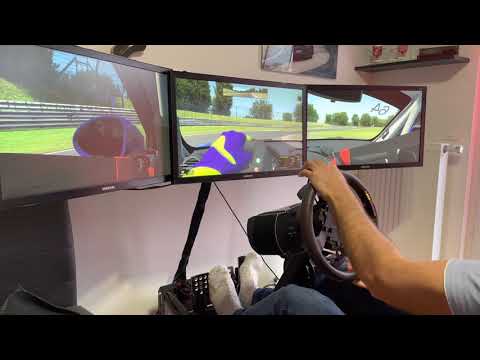 IRACING First test and report on Motion sim (718 GT4 CS MR NURBURGRING)