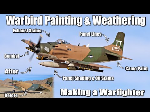 Making a Warfighter - RC Warbird Painting & Weathering