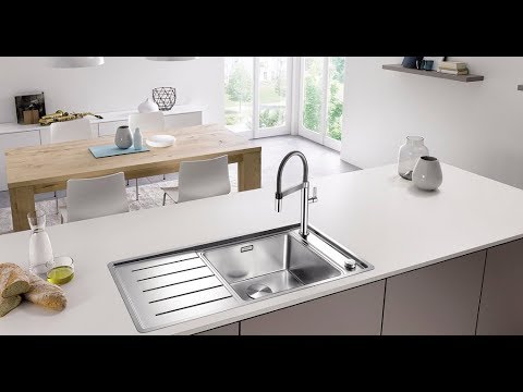 Alt paigaldatav köögivalamu BLANCO ANDANO 340/180-U, roostevaba teras, 1,5 kaussi, satiinläige, 60 cm aluskapile - Video