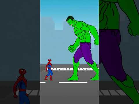 Hulk vs Spider Man Crunch Time Animation