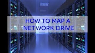 How to map a ftp/network drive in windows