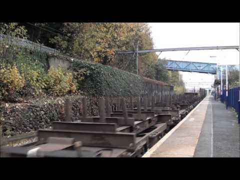 (HD) EWS/DB 66016 + 66243 rushes Harringay with 6E32 10.11.12