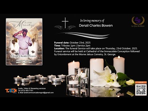 Celebrating the life of Denzil C. Bowen who resided at Grand Anse Housing Scheme | Oct 23rd, 2025