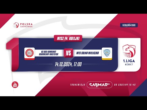 1. Liga Kobiet: KS BAS Kombinat Budowlany Białystok – WTS Solna Wieliczka