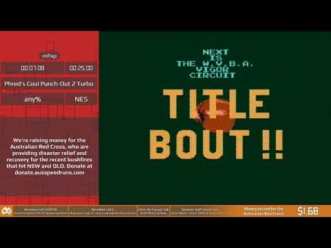 Phred's Cool Punch-Out 2 Turbo in 18:36 by mPap - Aus Bushfire Relief 2019
