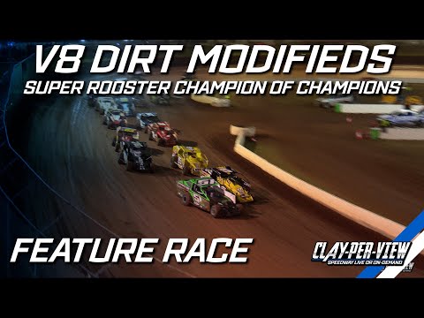V8 Dirt Modifieds | Super Rooster Champion of Champions - Toowoomba - 10th May 2025 | Clay-Per-View