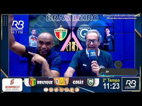 Túlio Isac narrando os Gols - Brusque 0 x 1 Goiás / Brasileiro Série B