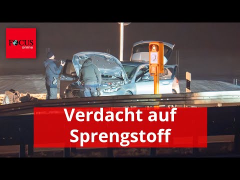 Suspected explosives during traffic stop: A3 motorway in Bavaria completely closed.