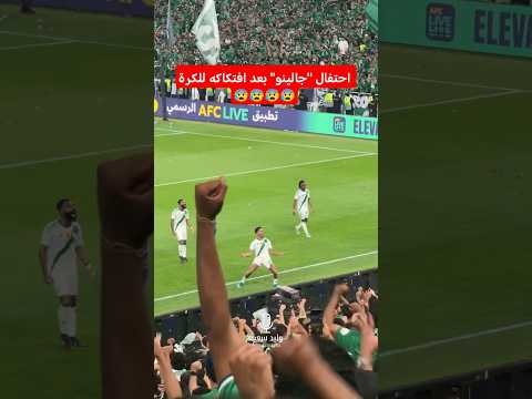 الناس تسأل كيف الاهلي صامد ويهاجم بكل قوة رغم الطردشوفوا فرحة وروح جالينو عشان بس ربح رمية تماس