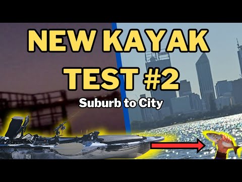 NEW FISHING KAYAK TEST - HUGE session on the Swan River!
