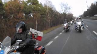 preview picture of video 'Parada Motocykli Rock Niepodległości 2014 1.'