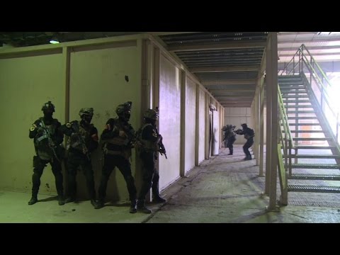 Iraq’s special forces train for Mosul operation