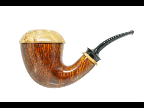 NEW! Sergey Cherepanov Full Calabash Pipe w. Boxwood On PIPEHUB.COM