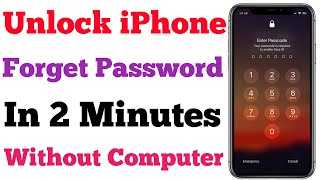 Unlock Forgot Passcode All Models iPhone | How To Unlock iPhone Password Lock