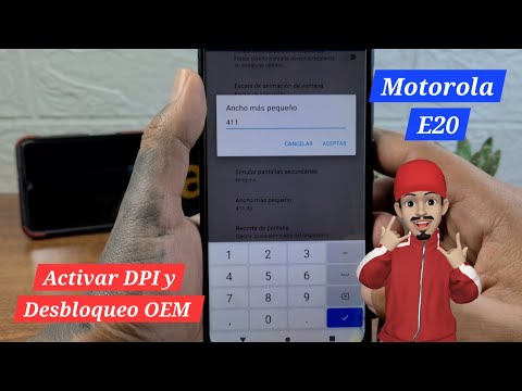 Motorola E20: How to Activate DPI, Developer Options, and USB Debugging