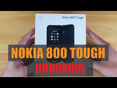 Nokia 800 Tough Unboxing