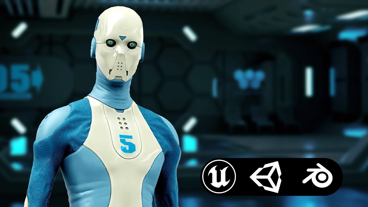 Rob-Mecha E Auto-Rig Pro Rigged For Mixamo Unreal Engine Unity 3D Model