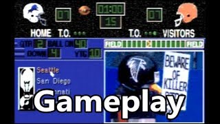 NFL Football Trivia Challenge Sega CD Complete Game Gameplay - The No Swear Gamer