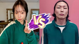 Kim Jun-hee (Player 222) VS Nam-gyu (Player 124) Natural Transformation 🌟 2025 | Before Squid Game