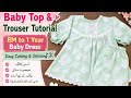 8 12 Months Baby Girl Top Trouser Stitching Design Cute Baby Dress Ideas