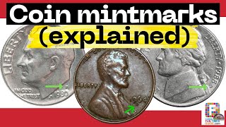 What do MINT MARKS on coins mean (What does NO mint mark mean)