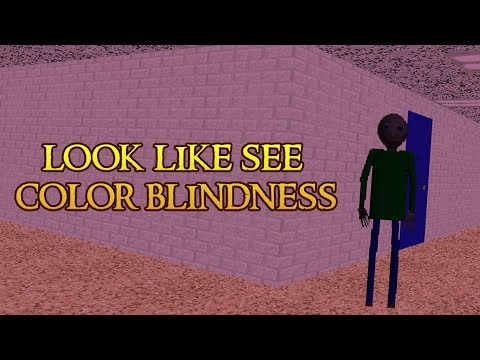 How See Color Blindness | Baldi's random colored Basics [Baldi's Basics Mod]