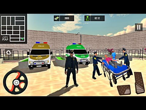 Police Ambulance Van Driving #3 - 911 Emergency Operation Rescue Simulator - New Android Gameplay