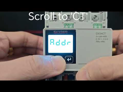 DX34 SKYDER set CT ratio.