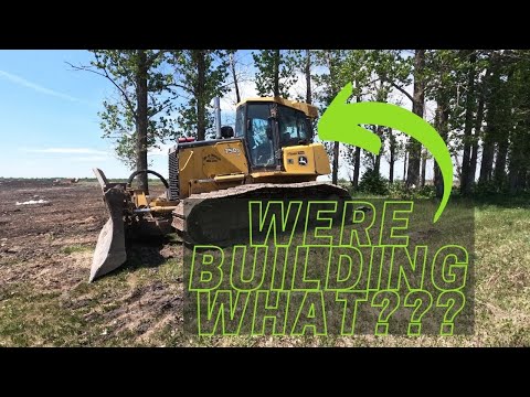 Bulldozing the entire farm down!!! | Hauling straw bales