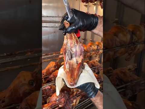 Delicious Roast Lamb Head | Food Shorts