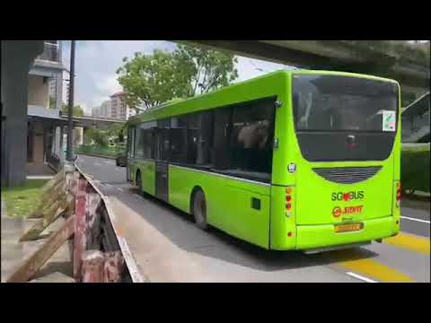 SMRT Buses 985 Mercedes Benz OC500LE