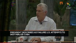 FTS 16-07 18:30 President describe as failure U.S. attempts to destabilize Cuba