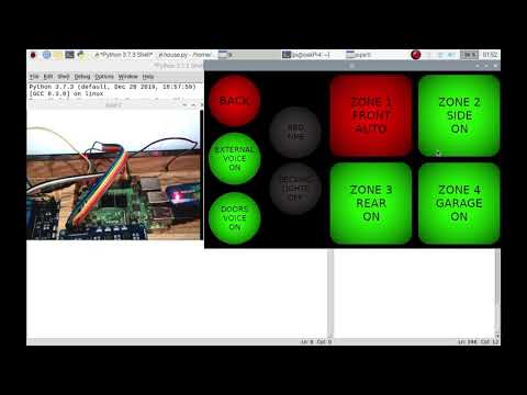 Heating Security Control Part 20 Raspberry Pi Coding Python Tkinter Gui