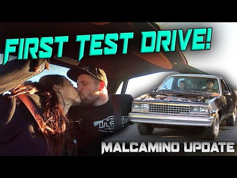 Abandoned El Camino Project FIRST DRIVE!! 355 SBC sounds Nasty!