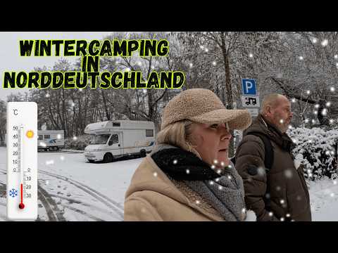 WINTERCAMPING in Norddeutschland 🥶🚐 Genialer Stellplatz in Mölln 😃👍🏻
